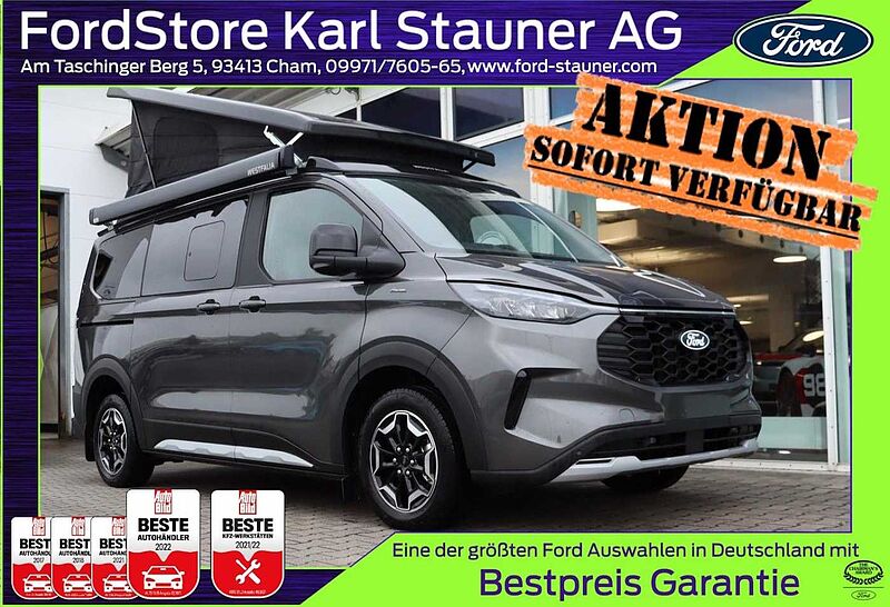 Ford Tourneo Custom Camper NUGGET Active 320/L1 0,99% FIN AHK